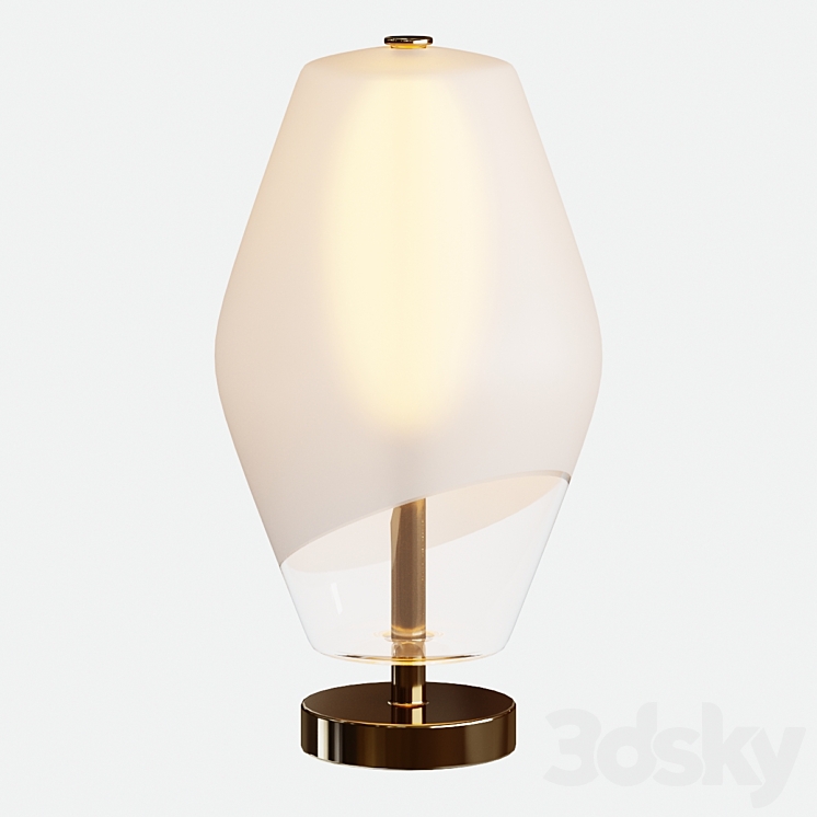 PARISIENNE SAINT-GERMAIN TABLE LAMP BY REGIS BOTTA - Table lamp - 3D model