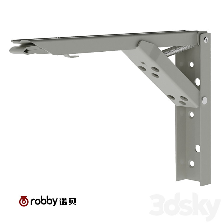 (om) 8 Inch Spring Bracket. Robby Casters - Miscellaneous - 3D model