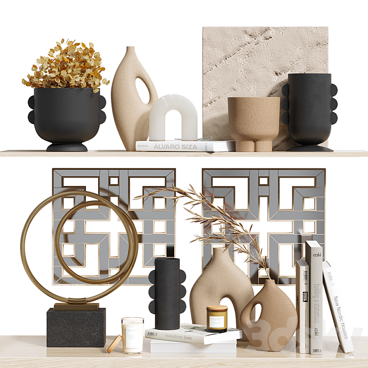 Decorativ Set 1 - Decorative set - 3D model