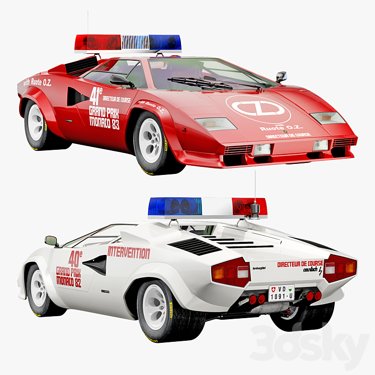 Lamborghini countach pace car store