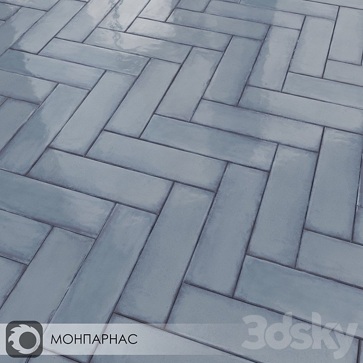 Ceramic Tiles Kerama Marazzi MONPARNACE - Tile - 3D model