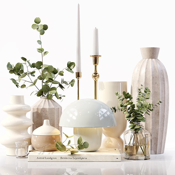 Decorative Set 01 - Decorative set - 3D model