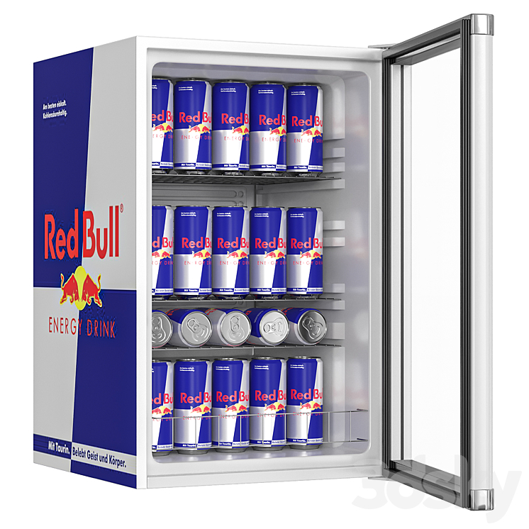 Eco vintage cooler mini cooler red bull
