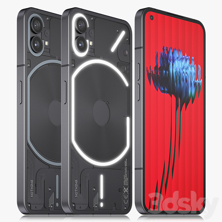 【タカちゃんさん専用】Nothing Phone(1) Black Nothing Phone (1) in black breaks cover in leaked renders
