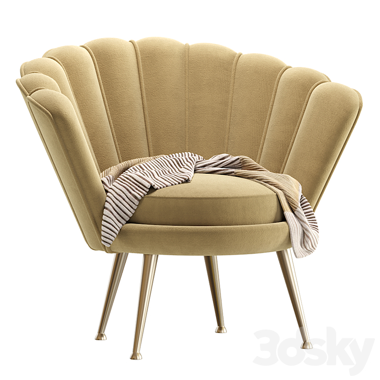 Armchair ROSE by Cazarina Interiors 3 Colors Version/Кресло РОУЗ - Arm ...