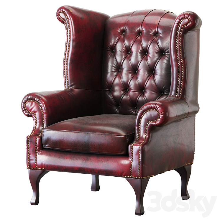 Armchair Chesterfield Queen - Arm chair - 3D model