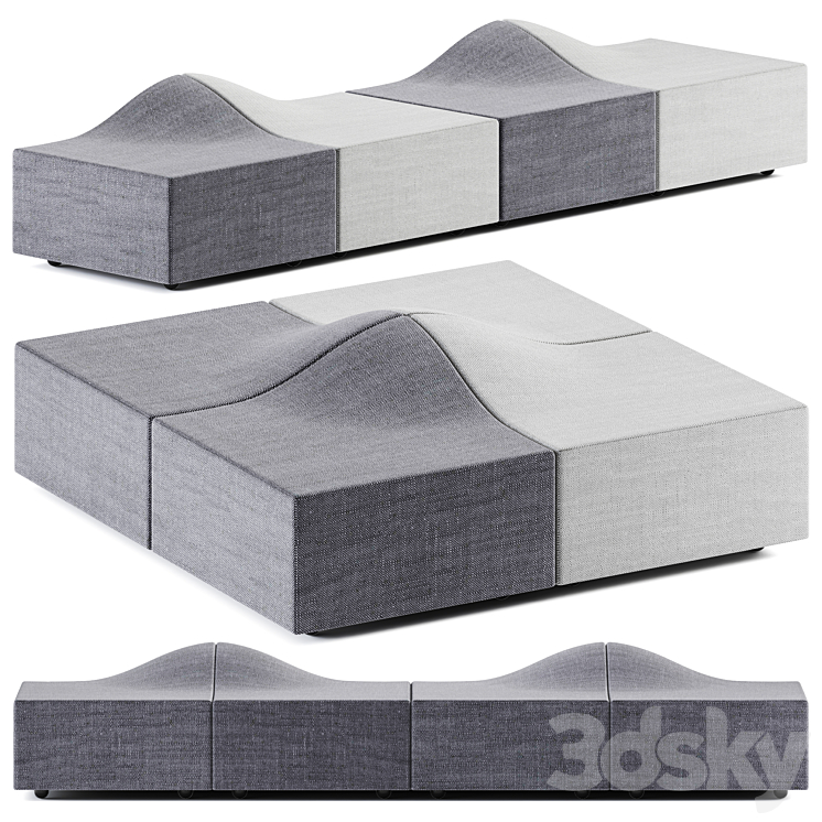 Sofa Onda Collection By Sedex design - Other soft seating - 3D model