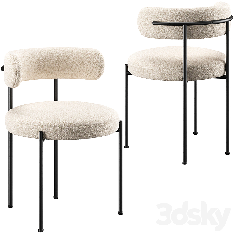 CB2 Inesse Boucle Ivory Dining Chair Chair 3D Model cb2-inesse-boucle-ivory-dining-chair-chair-3d-model