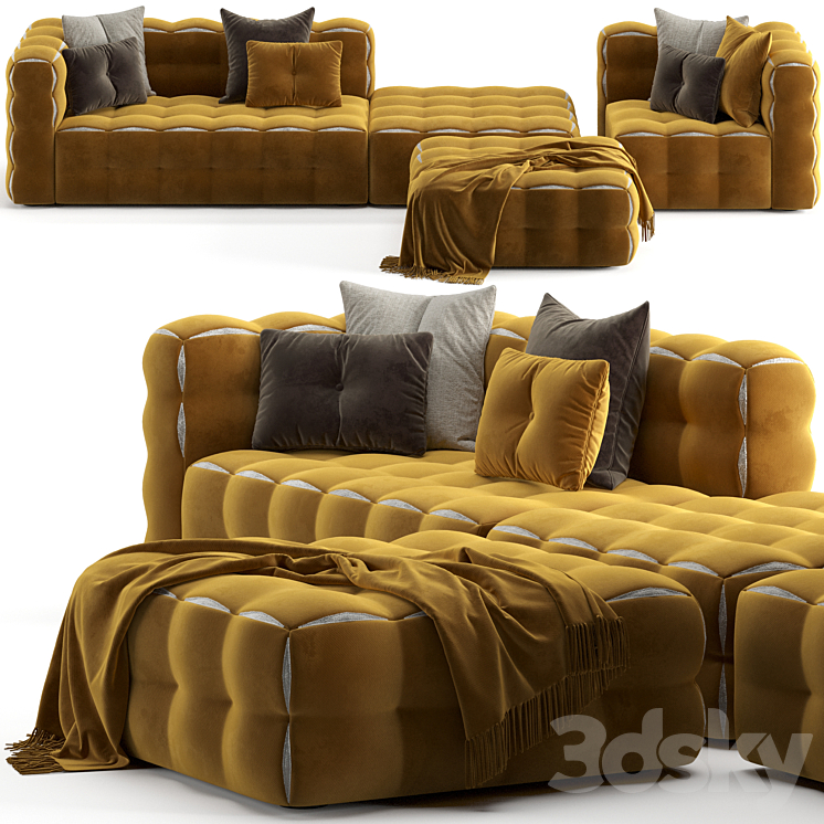 Fendi Casa Fun Sofa - Sofa - 3D model