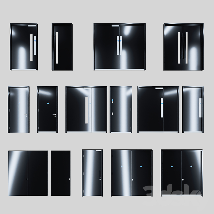Riser Doors - Doors - 3D model