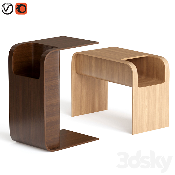 Christensen Abstract Side Table - Table - 3D model