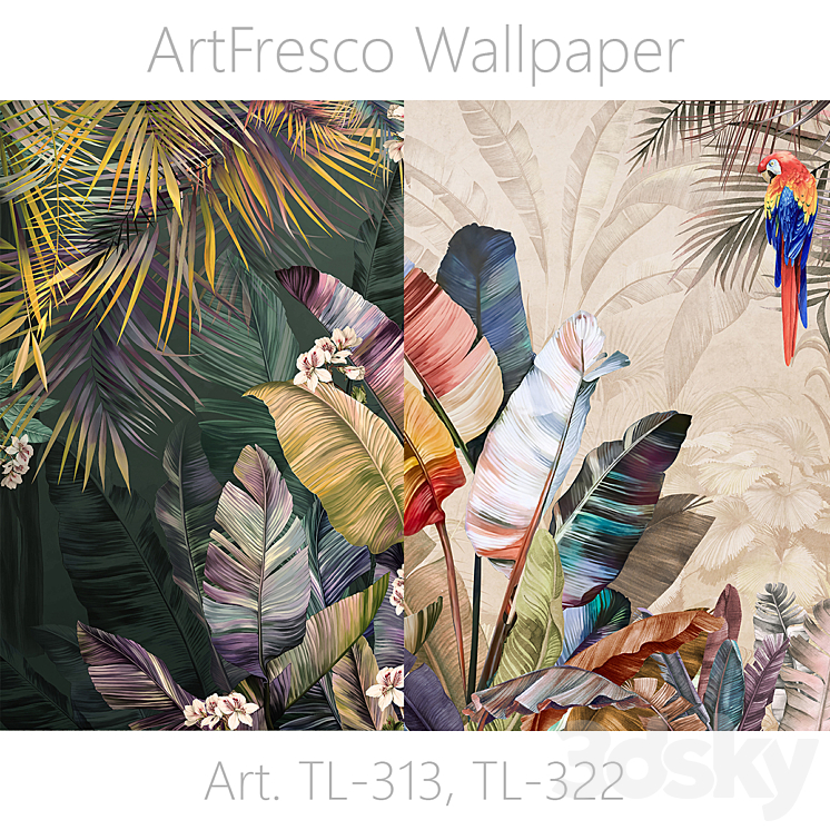 ArtFresco Wallpaper - Designer seamless photo wallpaper Art. TL-305-TL ...