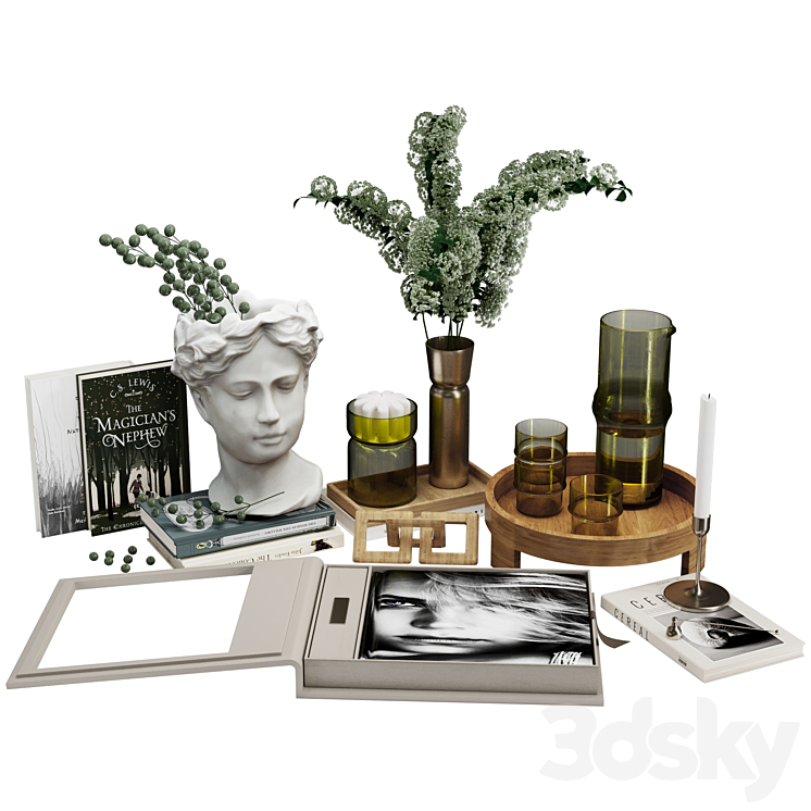 Gallery Detail: Modern And Minimal Decorative Set 06 Decorative Set