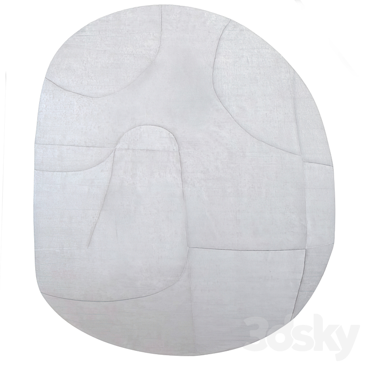 Complexe Rug Collage Rug - Carpets - 3D model