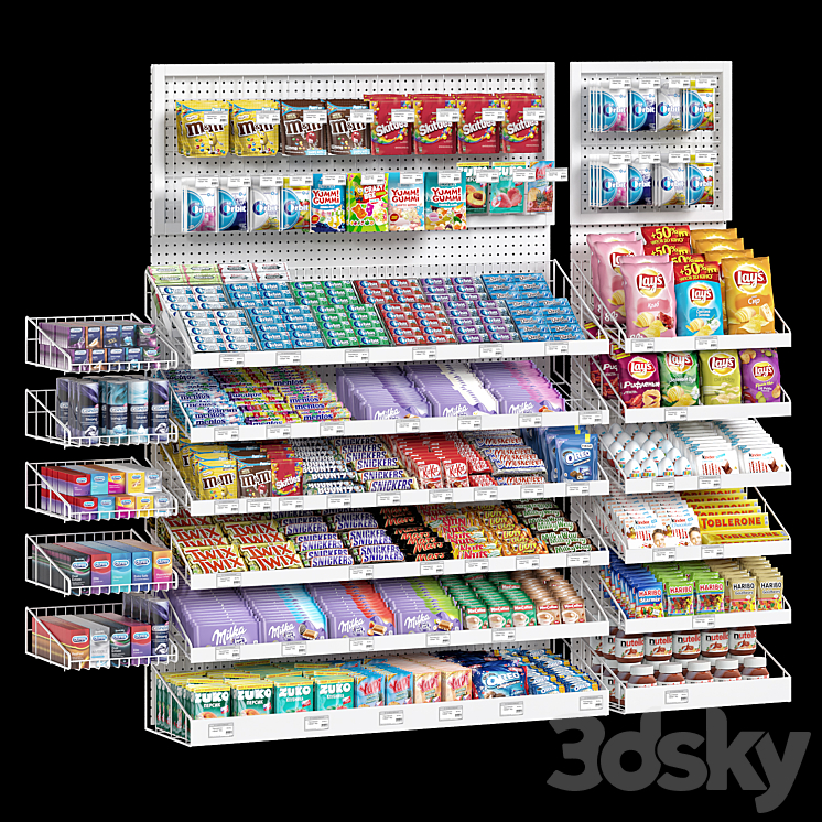 Candy rack 3 - Shop - 3D model