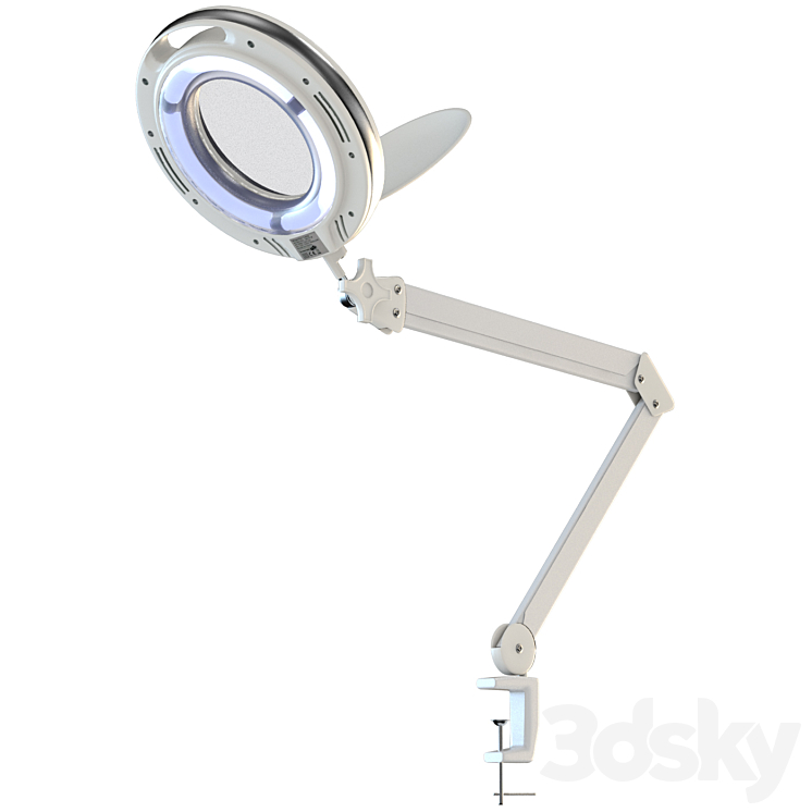 Laboratory Magnifier Lamp - Technical lighting - 3D model