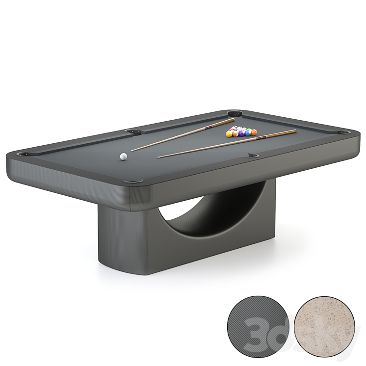 MONO Pool Table - Billiards - 3D model