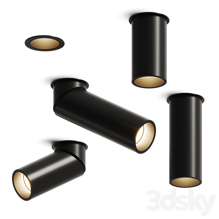 Vibia Bind Solo Ceiling Lamps - Spot light - 3D model