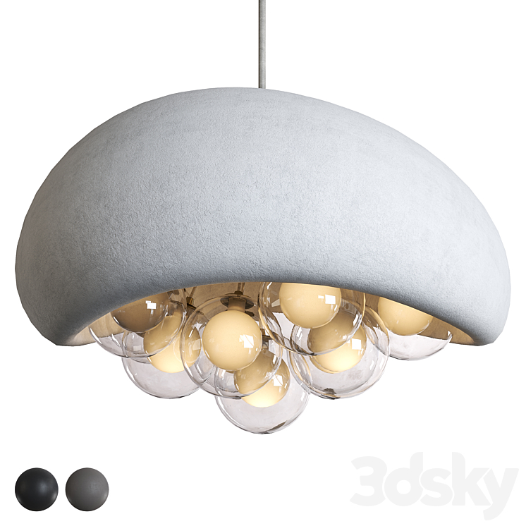 Khmara Bubbles Pendant Light - Pendant light - 3D model