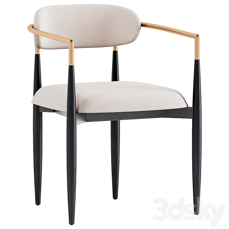 Jagger Dining Arm Chair By Arhaus | Chair - Chair - 3D model