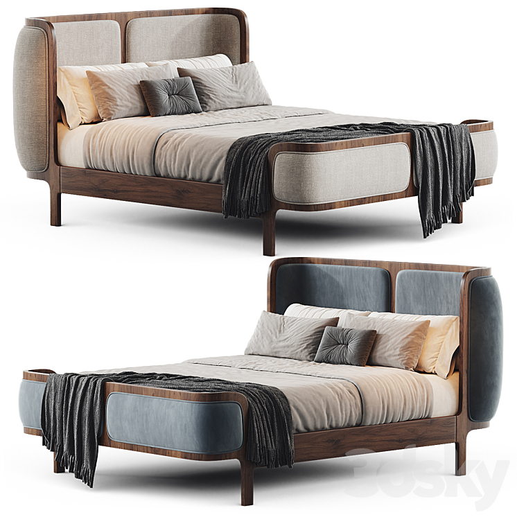 Belsa Bed - Bed - 3D model