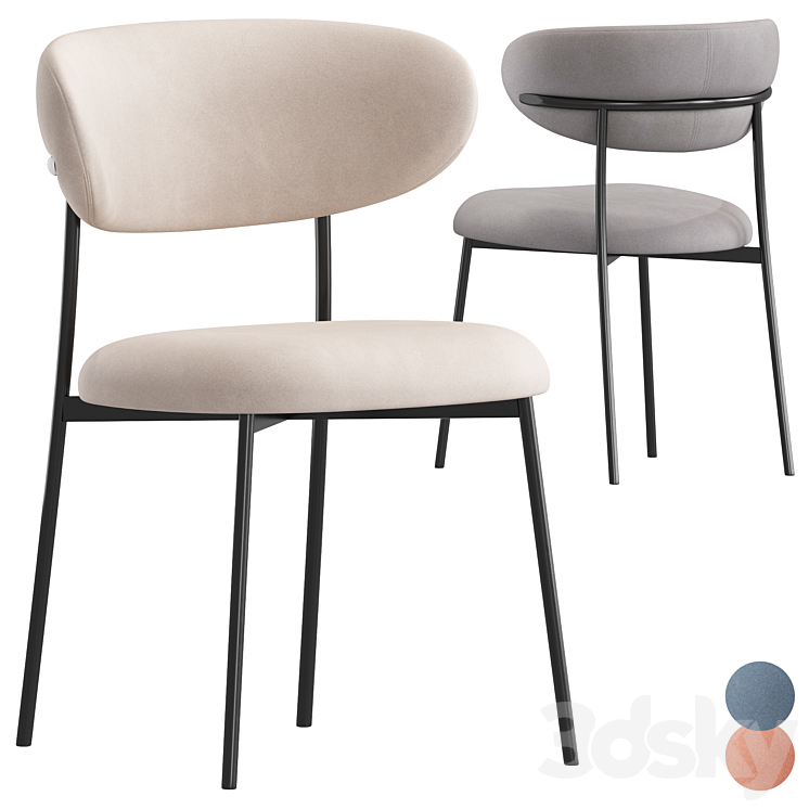 Chair Ayla StoolGroup - Chair - 3D model