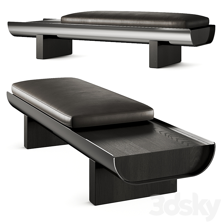 Pilot Bench Minotti Pilots Bench - Other soft seating - 3D model