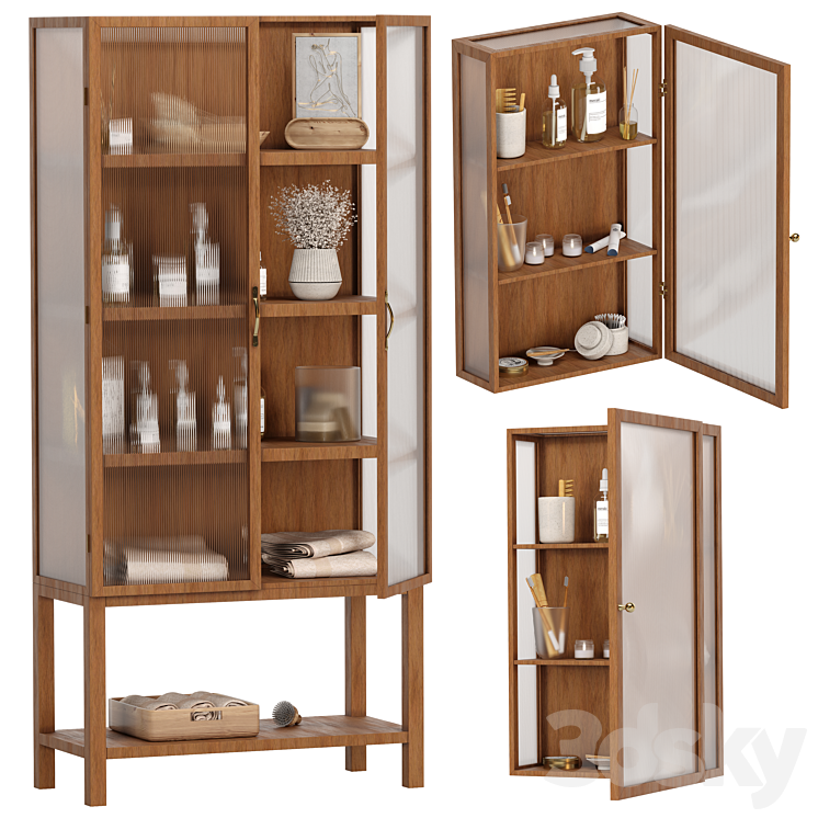ZARA HOME bathroom accessories 02 - Wardrobe & Display cabinets - 3D model
