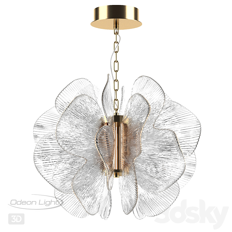 Odeon Light 5089/80L SIAMA - Pendant light - 3D model