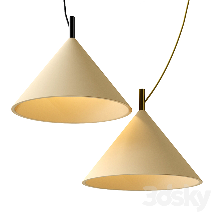 Lenis by Bright Special Lighting SA Pendant Lamp - Pendant light - 3D model