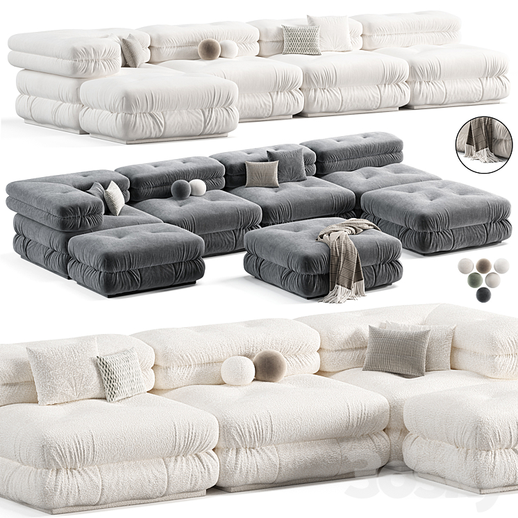 Modani Cloud Modular Sofa - Sofa - 3D model