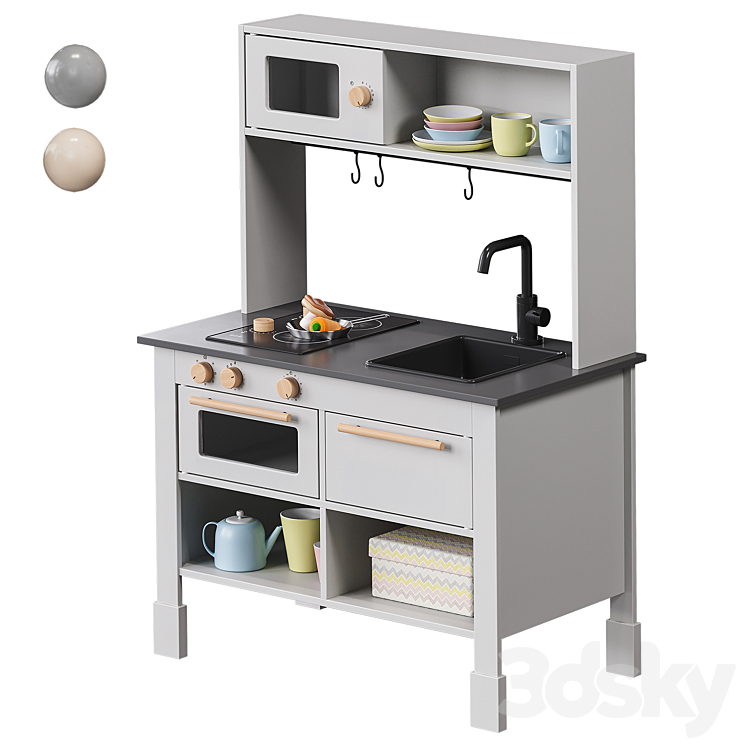 SILLTRUT IKEA play kitchen - Toy - 3D model