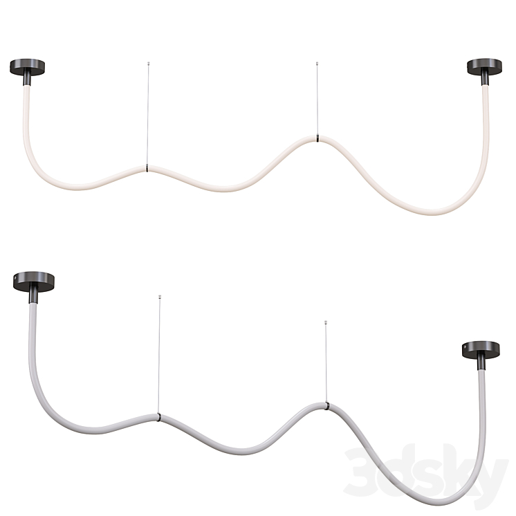 Rope - Pendant light - 3D model