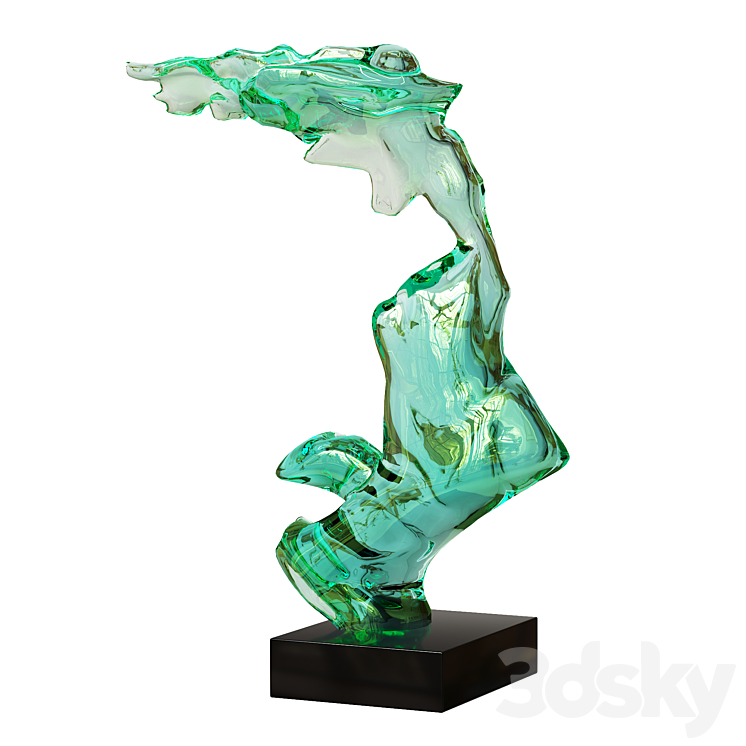 Crystal Spirit sculpture - Sculpture - 3D model