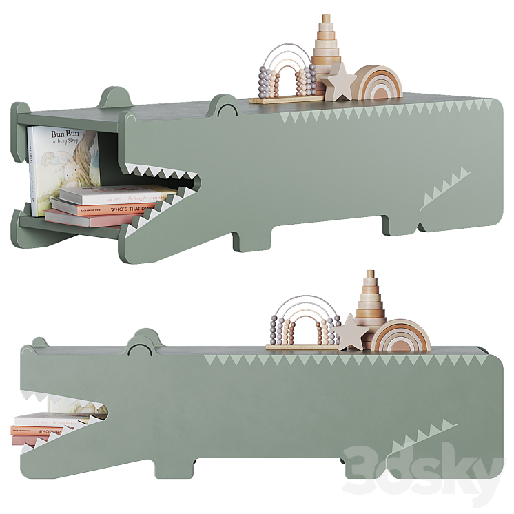 Alligator Storage Bench - Miscellaneous - 3D model