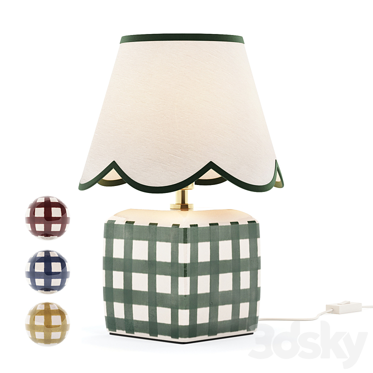 Kirsten Ceramic Table Lamp, Marks & Spencer - Table lamp - 3D model