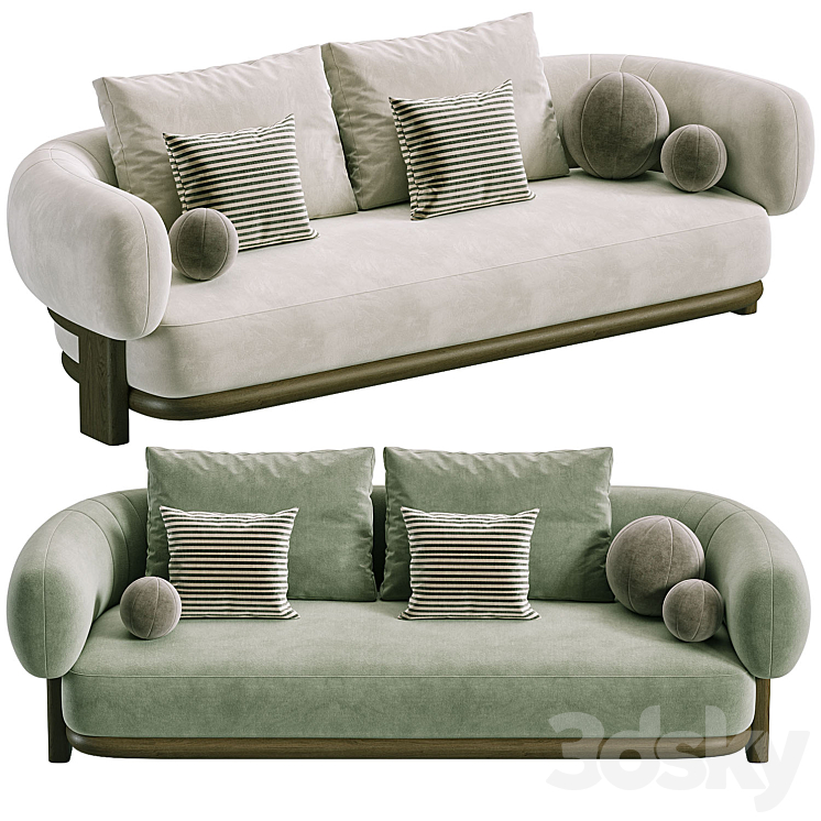HC28 BOL Sofa Design by Christophe Delcourt - Sofa - 3D model