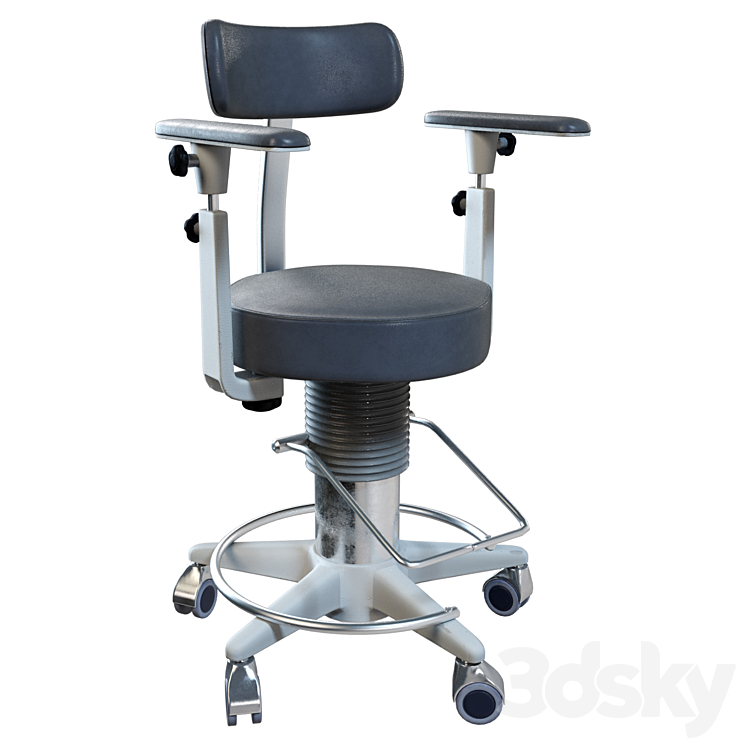 Medical Exam Chair - Office furniture - 3D model
