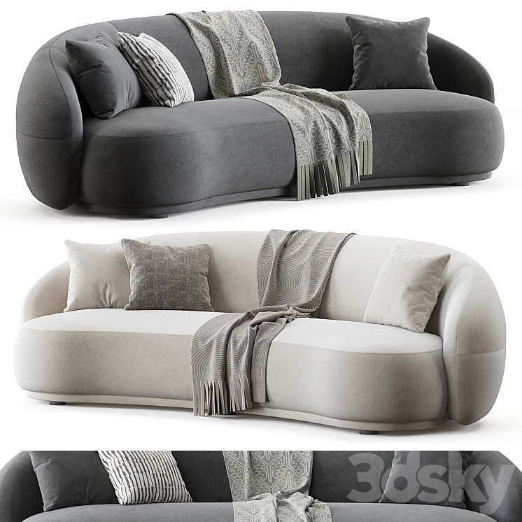 Nido sofa - Sofa - 3D model