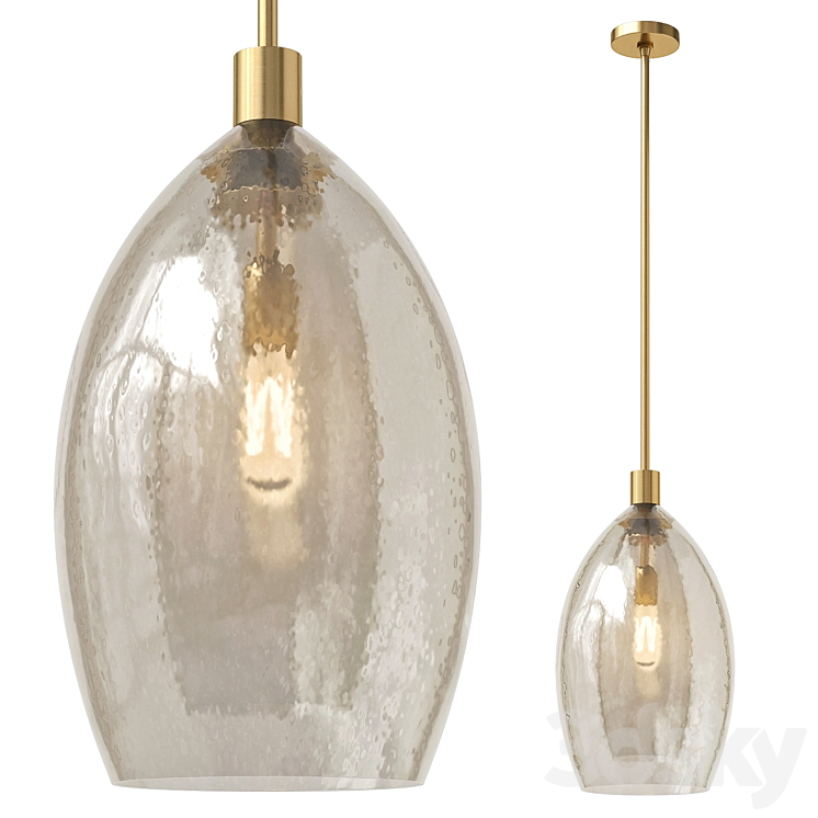 Arteriors Home Hilary Pendant Light - Pendant light - 3D model