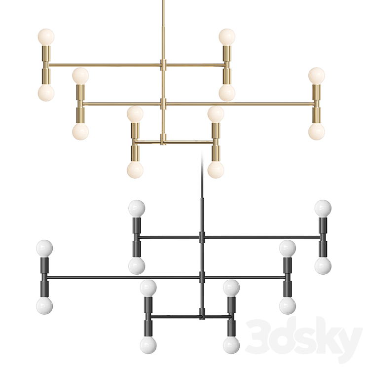 Atomium - Pendant light - 3D model