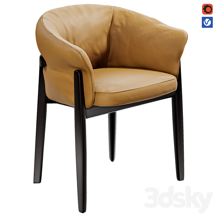 Poliform Leopold - Chair - 3D model