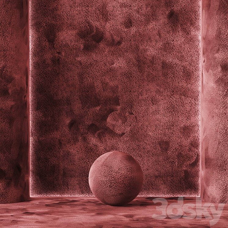 velvet rug 4k - Rug - 3D model