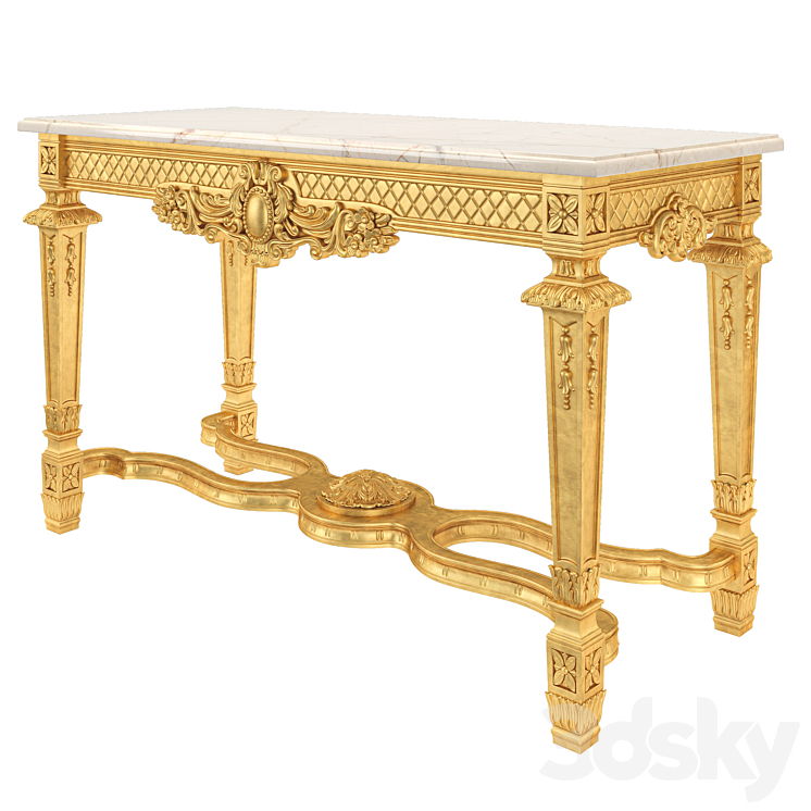 Art 14844 Console by Modenese Gastone Interiors - Console - 3D model