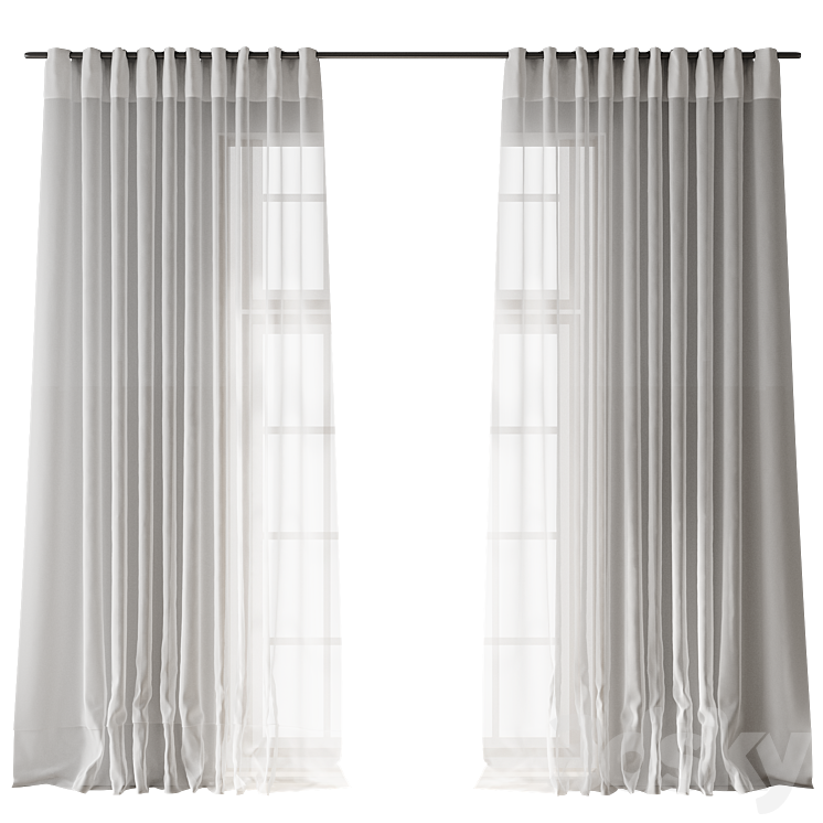 Curtain 08 Curtain 3D model