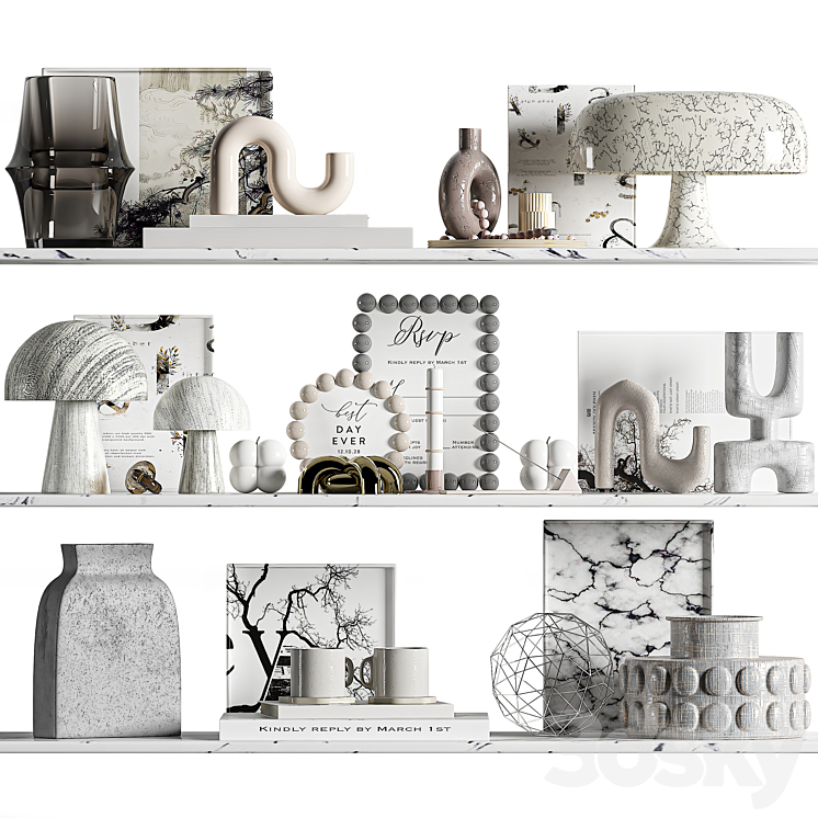Decorative set model 017 - Decorative set - 3D model