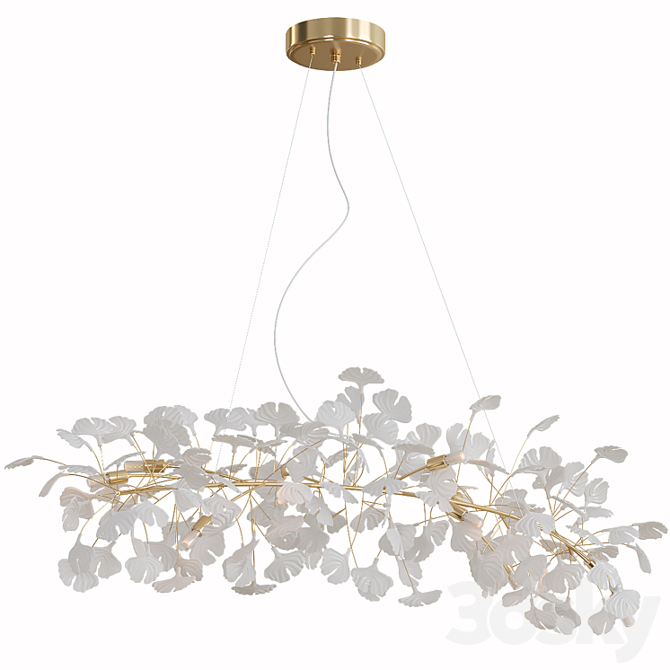 Gingko Chandelier N - Pendant light - 3D model