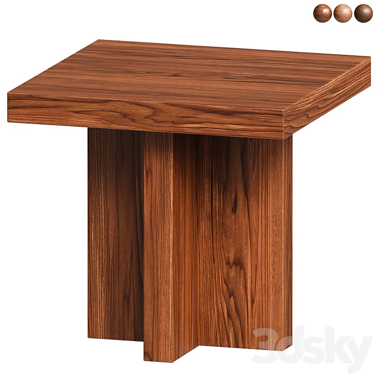Sedona Side Table - Table - 3D model