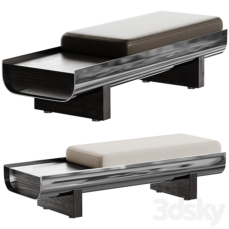 Pilot Bench Minotti Pilots Bench - Other soft seating - 3D model