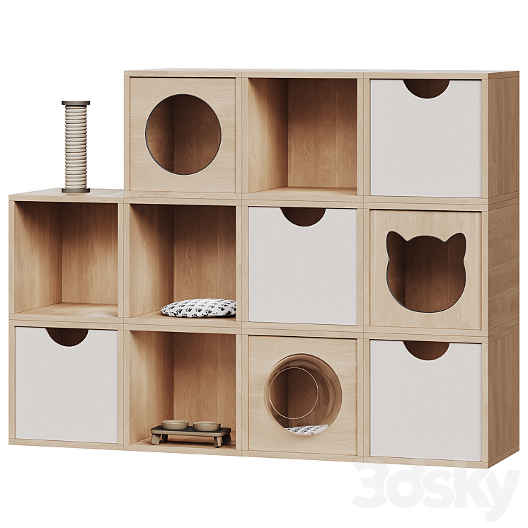 Modular rack for cats - Rack - 3D model
